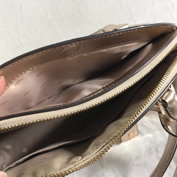 Kate Spade Reiley Laurel Way Rose Gold Satchel - Picture 8 of 10